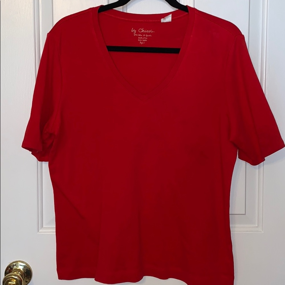 By Chico’s T-shirt V- neck